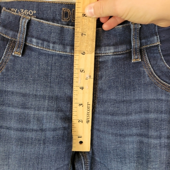 DL1961 Maternity Mid Rise Skinny Ankle Jeans Angel Thornton Size 27 - Picture 6 of 15